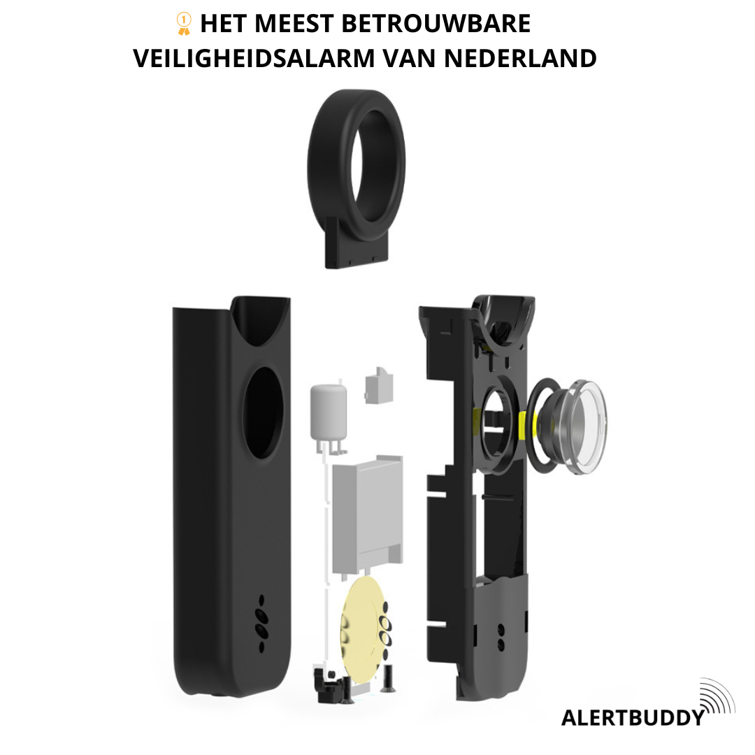 AlertBuddy Persoonlijk Veiligheidsalarm – Compact, krachtig en altijd binnen handbereik